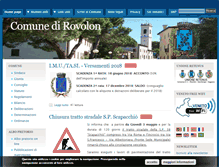 Tablet Screenshot of comune.rovolon.pd.it